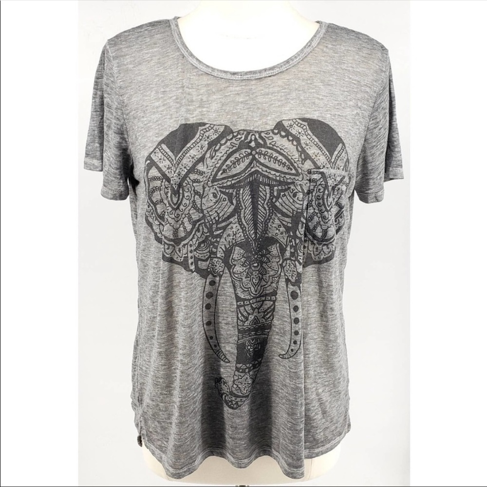 Well Worn Womens Graphic T-Shirt Elephant L